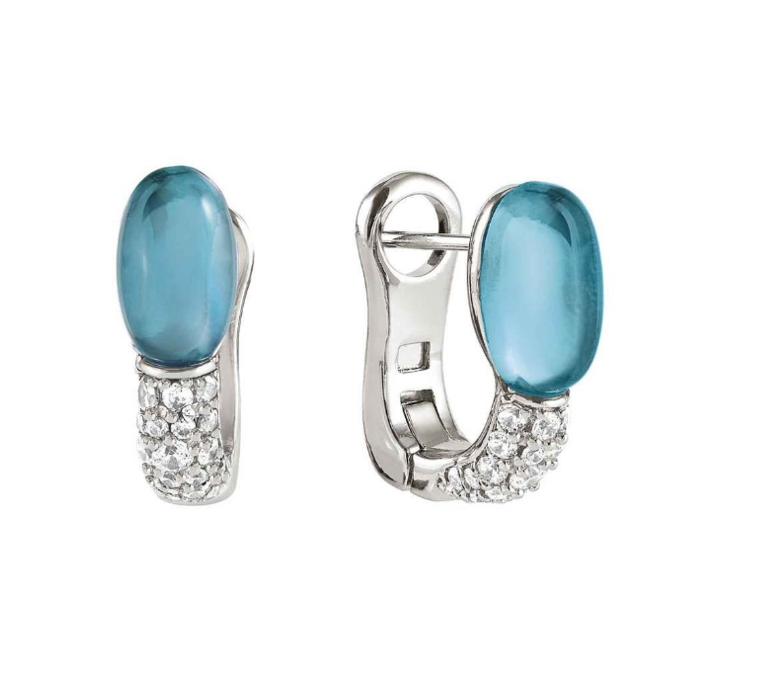 Kolczyki damskie srebrne 925 z kamieniem w kolorze topazu Nomination Myradiance 241504 042.png